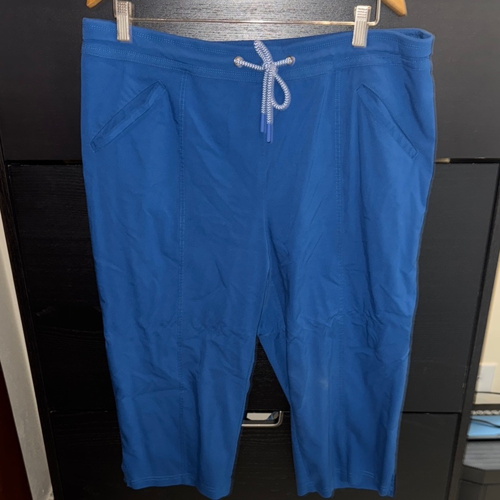 Chico's Royal Blue Cropped Pants